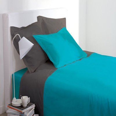 MAISON FUTEE Housse De Couette 220x240cm Turquoise