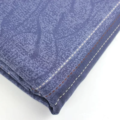 LINNEA Housse De Couette 240x220 Cm Satin De Coton Vendome Bleu Fonc&acute;