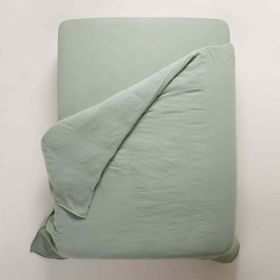 MADURA Housse de couette 260x240 cm  - Sauge - LOU - Sauge