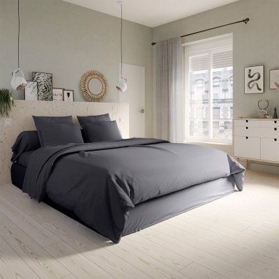DODO Housse de couette Coton Carbone 220x240 cm - 
