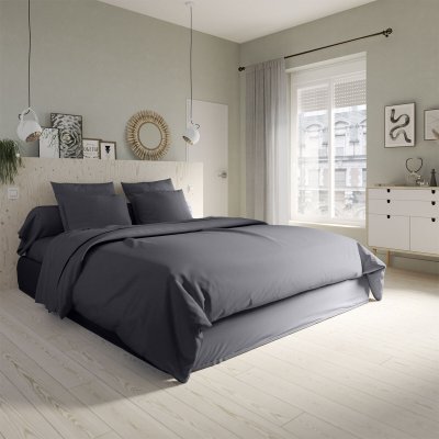 DODO Housse de couette Coton Carbone 240x260 cm - 
