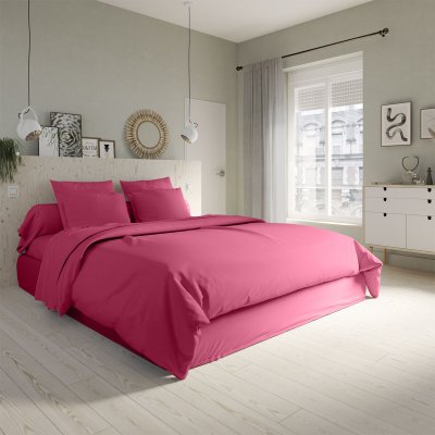 DODO Housse de couette Coton Fuchsia 240x260 cm - 