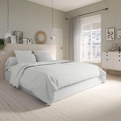 DODO Housse de couette Coton Gris Perle 240x260 cm - 