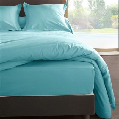 VENT DU SUD Housse de couette coton percal 80 fils 200 x 200 cm