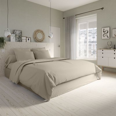 DODO Housse de couette Coton Sable 240x260 cm - 