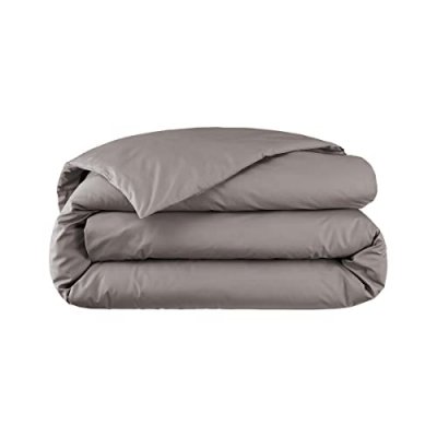 OLIVIER DESFORGES Housse de couette en percale de coton ardoise 240 x 220 cm