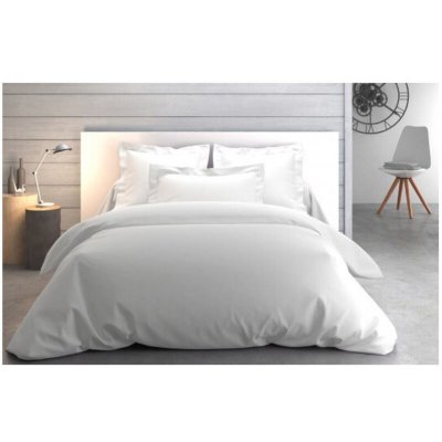 ANNE DE SOLENE Housse de couette Housse couette Vexin 260x240cm blanc Percale 80F