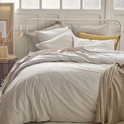 ESSIX Housse de Couette imprim&eacute;e en Percale de Coton, Alba, 240x220cm, 