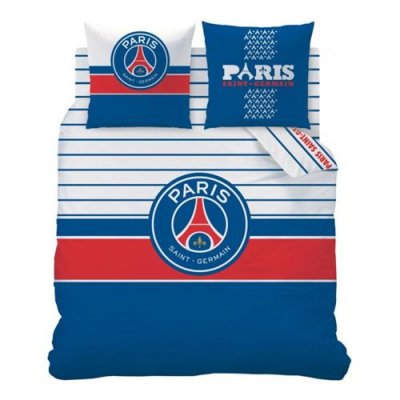 CTI Housse de couette Logo - Paris Saint-Germain 200x200cm, 100% Coton