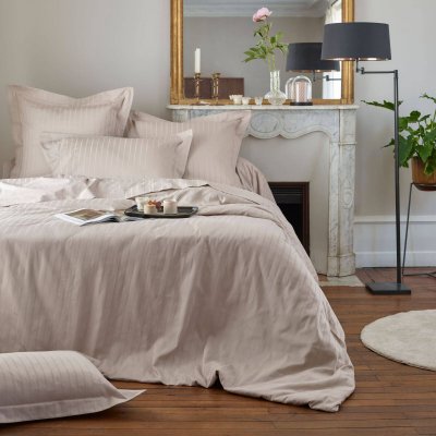 BLANC DES VOSGES Housse de couette satin Divine  240 x 220 cm Chanvre