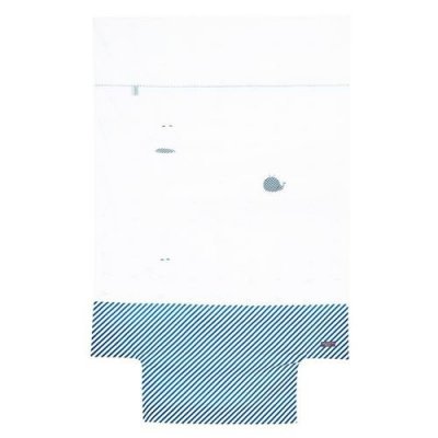 SAUTHON Housse De Couette + Taie D'oreiller Blue Baleine -  Baby Deco