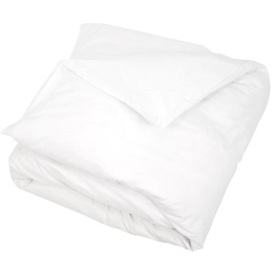 LINNEA Housse de couette uni 100% coton alto 280x240 cm - Blanc