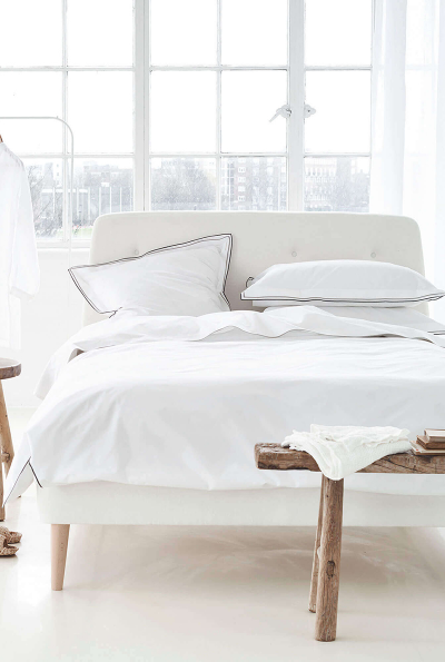 DESIGNERS GUILD Housse de couette unie en coton naturel 260x240