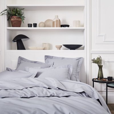 ESSIX Housse De Couette Unie En Percale De Coton, Royal Line - 140 X 200 Cm