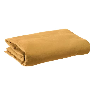VIVARAISE Housse de couette Zeff Ocre 260 x 240