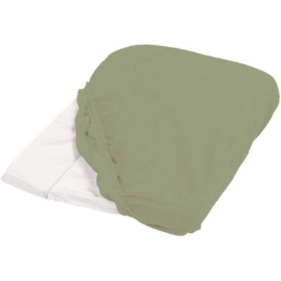 CANDIDE Housse de matelas &agrave; langer &eacute;ponge kaki (50 x 75 cm)