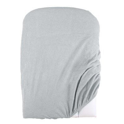 DOMIVA Housse de matelas &agrave; langer unie - Perle - 50 X 75 cm