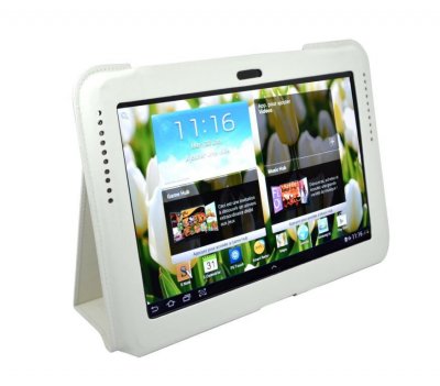 HEDEN Housse de protection  Slim pr Samsung Tab2 101+ Note, blanc