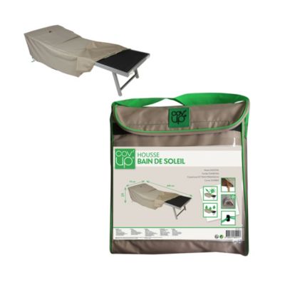 COV UP Housse de protection transat 200 x 75 cm - Cov'Up - Taupe