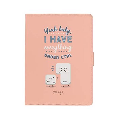 MR. WONDERFUL Housse de protection universelle pour tablette 10,2""  rose
