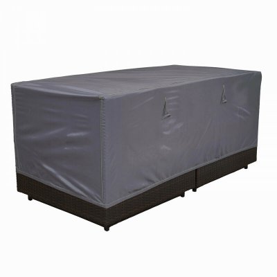COV UP Housse de salon de jardin canap&eacute; 2 places Cov'up Gris