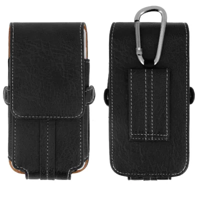 AVIZAR Housse Etui Ceinture Porte-carte Universel Smartphone taille XL - Noir 