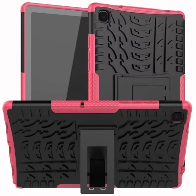 HTDMOBILES Housse Etui Coque Rigide Anti Choc pour Samsung Galaxy Tab A7 T500 / T505 (10,4 Pouces) - Rose