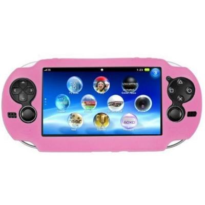 GENERIQUE Housse/&Eacute;tui De Protection En Silicone Pour Sony Ps Vita - Anti-Choc / Rayures - Rose