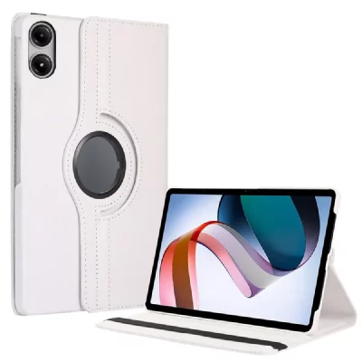 XEPTIO Housse Etui protection pour tablette Xiaom Redmi Pad Pro rotative 360 degr&eacute;s blanche - case