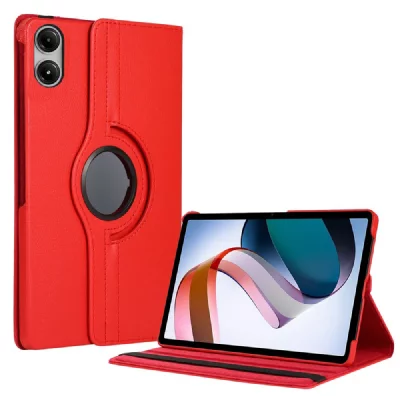 XEPTIO Housse Etui protection pour tablette Xiaom Redmi Pad Pro rotative 360 degr&eacute;s rouge - case