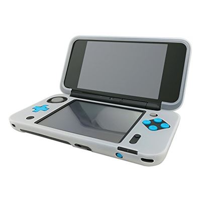 STRA&SZLIG;E GAME Housse &Eacute;tui Protection Silicone Pour Nintendo New 2 Ds Xl (New 2ds Ll) - Anti Choc / Rayures - Blanc