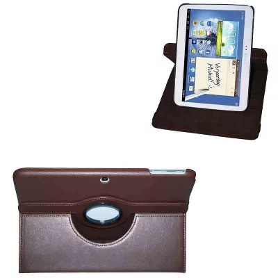 YONIS Housse &Eacute;tui Samsung Galaxy Tab 3 10 P5200 Protection Integral Support 360 Marron - 