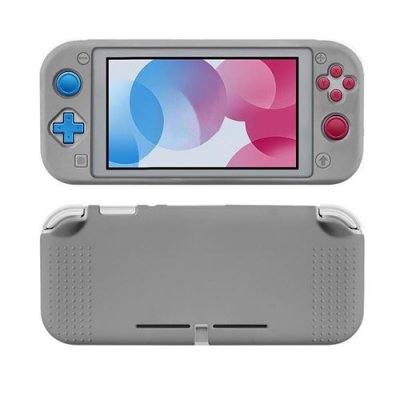 STRASSE GAME Housse &eacute;tui silicone de protection pour console Nintendo Switch Lite - Gris