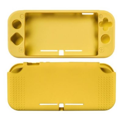 STRA&SZLIG;E GAME Housse &eacute;tui silicone de protection pour console Nintendo Switch Lite - Jaune