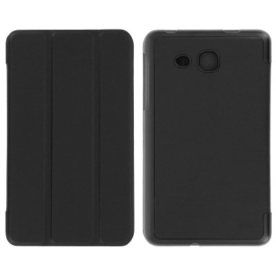 AVIZAR Housse Folio Clapet Noir Samsung Galaxy Tab A 7 pouces 2016 - Fonction Support