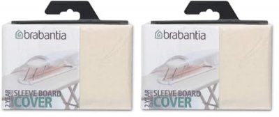 BRABANTIA Housse Jeannette, 60x10 cm, mousse 2mm - Ecru