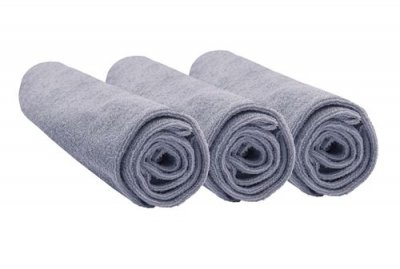 GENERIQUE Housse matelas &agrave; langer 50x70 50x75 &Eacute;ponge Coton (Lot de 3)  - Gris
