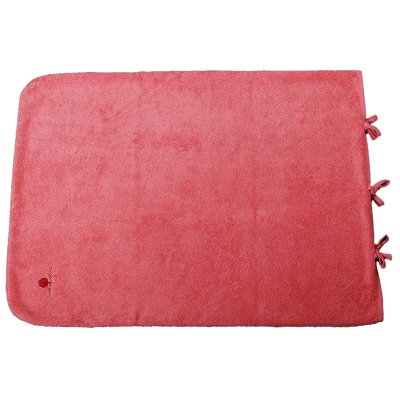 EVEIL & NATURE Housse matelas &agrave; langer 55x75 cm coton bio corail 3040-Corail