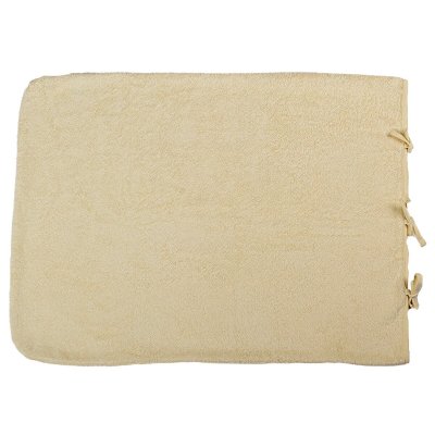 EVEIL & NATURE Housse matelas &agrave; langer 55x75 cm coton bio jaune 3040-Jaune