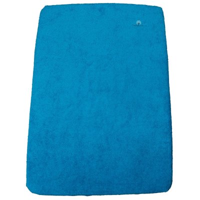 EVEIL & NATURE Housse matelas &agrave; langer &eacute;lastique 55x75 cm coton bio lagon 3045-Lagon