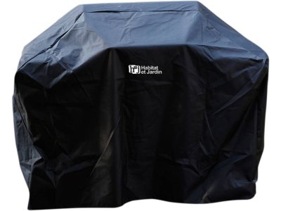 HABITAT ET JARDIN Housse pour barbecue ""Party 5"" - 140 x 110 cm - Noir