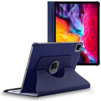 EBESTSTAR Housse pour iPad Air (2020) 10.9, iPad Air 4 Support Rotatif 360 PU Cuir , Bleu Fonc&eacute;