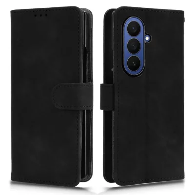 HTDMOBILES Housse pour Samsung Galaxy Z Fold 7 - etui coque pochette portefeuille - NOIR -