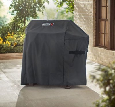 WEBER Housse Premium ii Spirit EO-210/220 et s&eacute;ries 300, Noir - 
