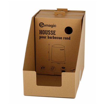 SOMAGIC Housse ronde pour Barbecue diam 68 cm x haut 76 cm