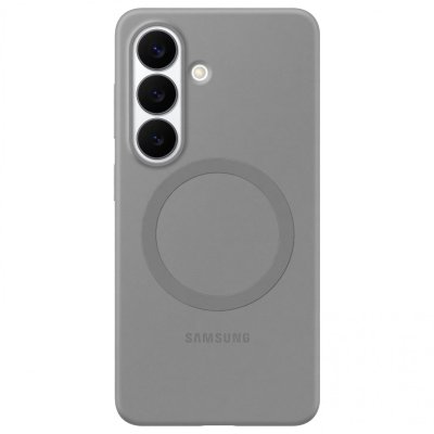SAMSUNG Housse Silicone Magn&eacute;tique Galaxy S26+ Gris Slim 9x1,5x1,9 Cm 