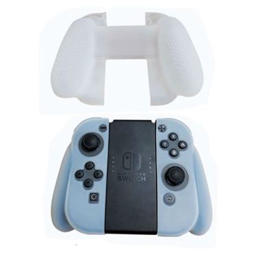 GENERIQUE Housse silicone manette de protection pour Joy-Con de Nintendo Switch - Blanc
