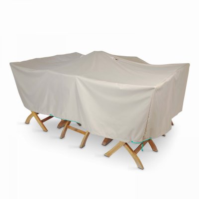 COV UP Housse table de jardin 200 x 130 cm Cov'up Taupe