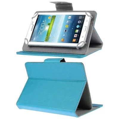 YONIS Housse Universelle pour Tablette 9 Pouces Samsung Huawei Bleu Ciel 