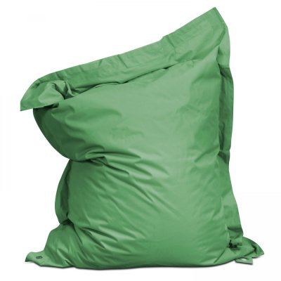 OVIALA Housse vide de pouf de jardin en polyester vert cactus 140 x 120 cm